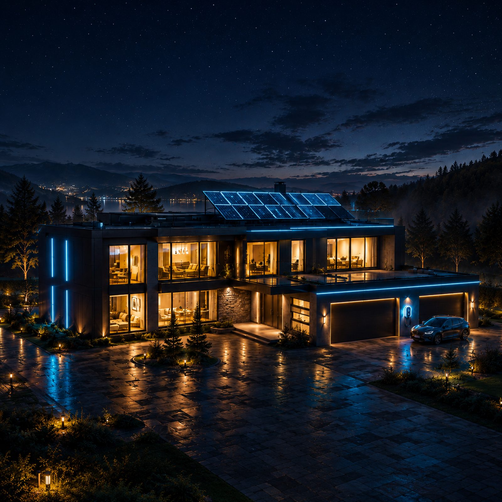 Smart home villa in Egypt